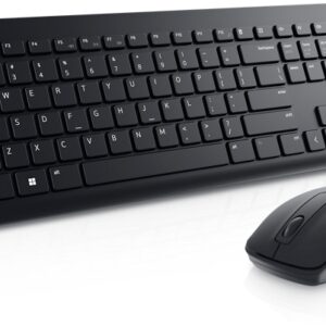 Dell Keyboard and Mouse KM3322W Keyboard and Mouse Set, Wireless, Batteries included,...