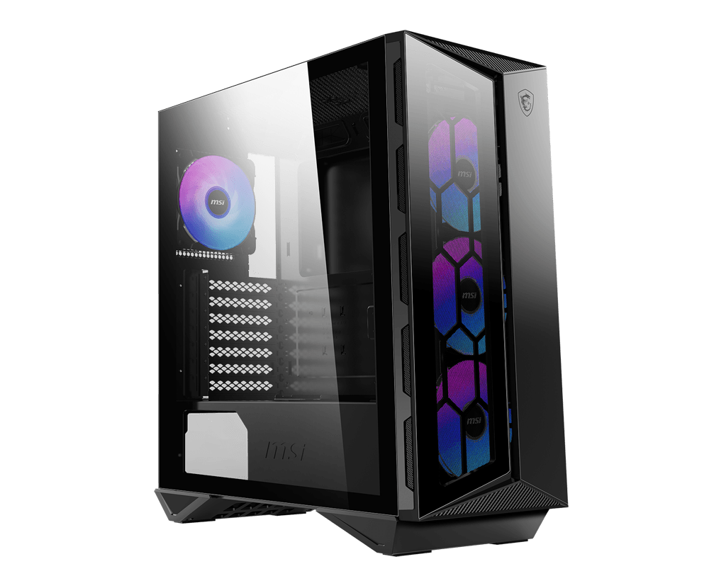 MSI MPG GUNGNIR 110R PC Case, Mid-Tower, USB 3.2, Black