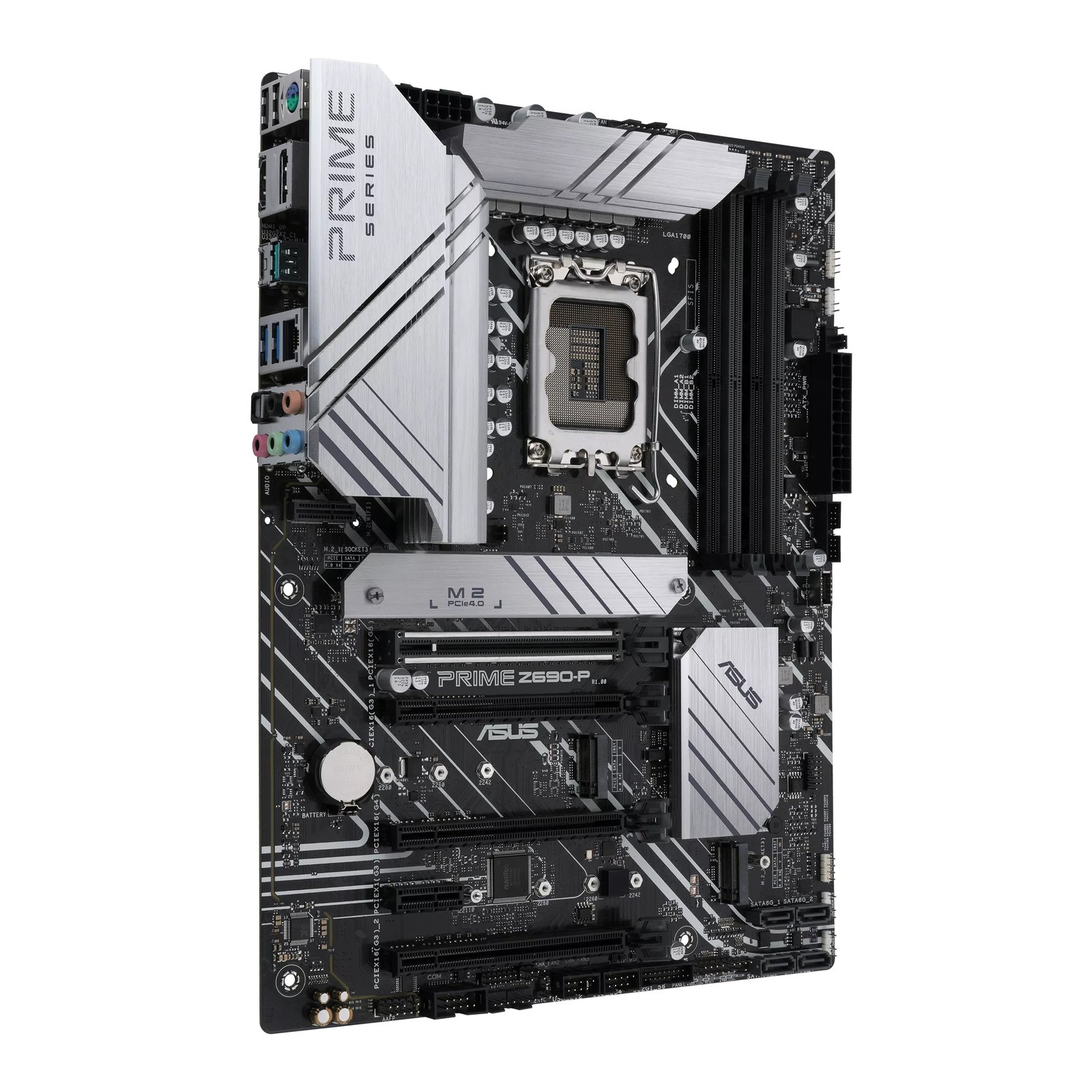 Asus PRIME Z690-P Processor family Intel, Processor socket LGA1700, DDR5 DIMM, Memory slots 4, Supported hard disk drive interfaces SATA, M.2, Number of SATA connectors 4, Chipset Intel Z690, ATX - Image 2