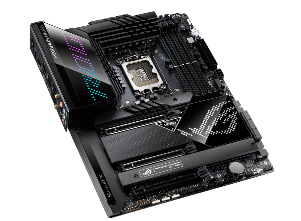 Asus ROG MAXIMUS Z690 HERO Processor family Intel, Processor socket LGA1700, DDR5 DIMM, Memory slots 4, Supported hard disk drive interfaces SATA, M.2, Number of SATA connectors 6, Chipset Intel Z690, ATX - Image 6