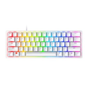 Razer Huntsman Mini 60%, Gaming keyboard, Opto-Mechanical, RGB LED light, NORD, White,...
