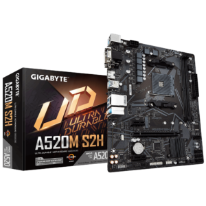 Gigabyte A520M S2H 1.0 Processor family AMD, Processor socket AM4, DDR4 DIMM, Memory...