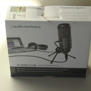 SALE OUT. Audio Technica AT2020US+ Microphone, USB, Black, Wired Audio Technica Microphone...