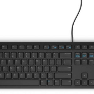 Dell Keyboard KB216 Multimedia, Wired, NORD, Black