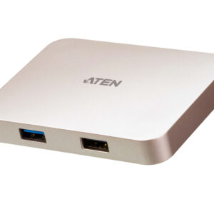 Aten USB-C 4K Ultra Mini Dock with Power Pass-through USB 3.0 (3.1 Gen 1) ports quantity...