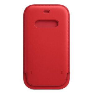 Apple 12, 12 Pro Leather Sleeve with MagSafe Red
