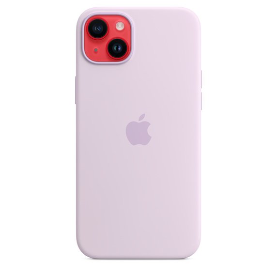 Apple 14 Plus Silicone Case with MagSafe Lilac - Image 5
