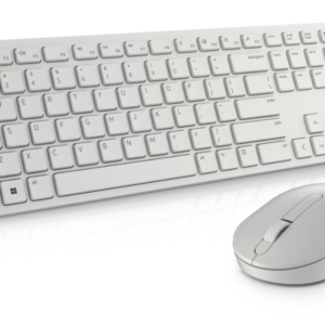 Dell Keyboard and Mouse KM5221W Pro Wireless, US, 2.4 GHz, White