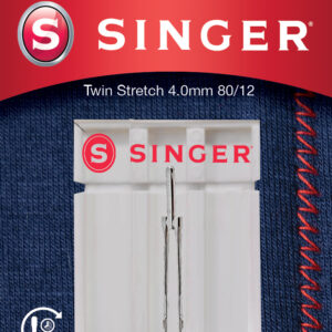 Singer Twin Stretch Needle, Decorative, 4.0 80/12 1PK