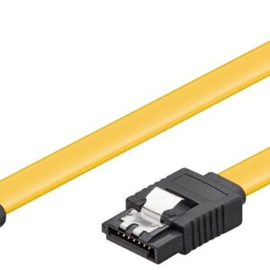 SATA cable Goobay PC data cable; 6 Gbps; 90° clip 95020