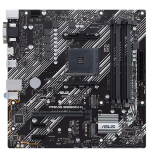Asus PRIME B550M-K Memory slots 4, Processor family AMD, Micro ATX, DDR4, Processor...