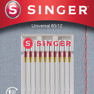 Singer Universal Needle for Woven Fabrics 80/12 10PK