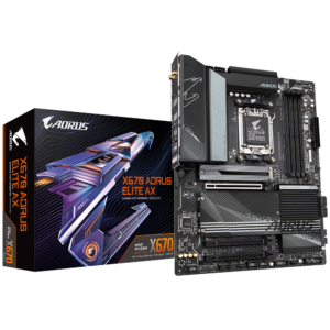 Gigabyte X670 AORUS ELITE AX 1.0A M/B Processor family AMD, Processor socket AM5,...