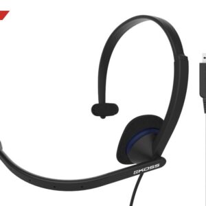Koss Headphones CS195 USB Wired, On-Ear, Microphone, USB Type-A, Black
