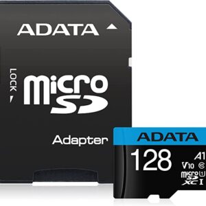 ADATA microSDXC/SDHC UHS-I Memory Card Premier  128 GB, microSDHC/SDXC, Flash memory...