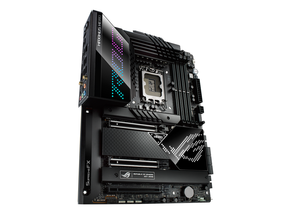 Asus ROG MAXIMUS Z690 HERO Processor family Intel, Processor socket LGA1700, DDR5 DIMM, Memory slots 4, Supported hard disk drive interfaces SATA, M.2, Number of SATA connectors 6, Chipset Intel Z690, ATX - Image 5