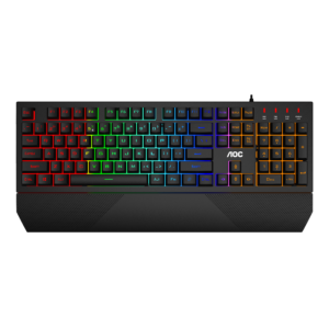 AOC Mechanical Gaming Keyboard GK200 RGB LED light, US, Black, Wired, USB, Mechanical...