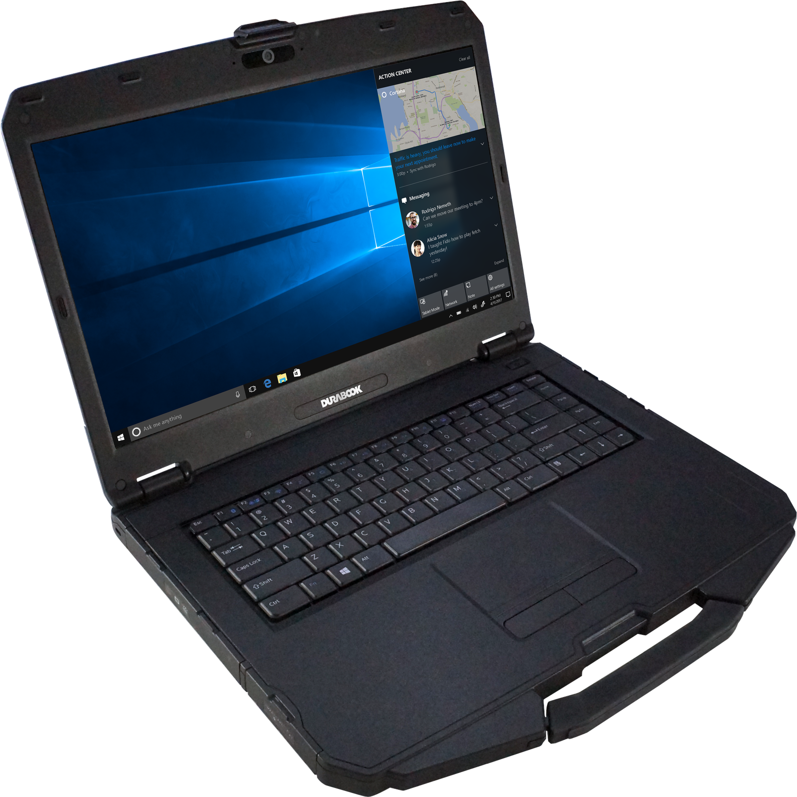 Durabook S15AB Black, 15 ", LCD, FHD, 1920 x 1080 pixels, Intel Core i5, i5-8265U, 8 GB, DDR4, SSD 256 GB, Intel UHD Graphics, Windows 10 Pro, 802.11ac, Bluetooth version 4.0, Keyboard language English, Warranty 36 month(s), Battery warranty 12 month(s) - Image 3
