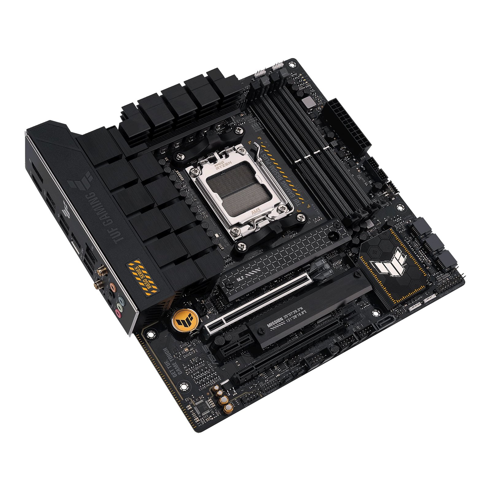 Asus TUF GAMING B650M-PLUS WIFI Processor family AMD, Processor socket AM5, DDR5 DIMM, Memory slots 4, Supported hard disk drive interfaces SATA, M.2, Number of SATA connectors 4, Chipset AMD B650, micro-ATX - Image 4