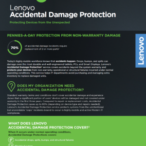 Lenovo Warranty 5Y Accidental Damage Protection One (Valid for computers with 5Y...