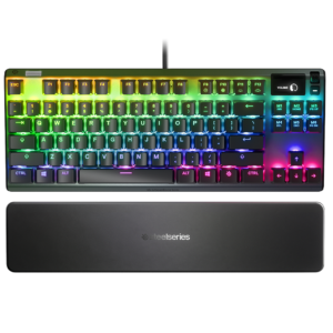 SteelSeries Apex Pro TKL Gaming keyboard, RGB LED light, US, Black, Wired