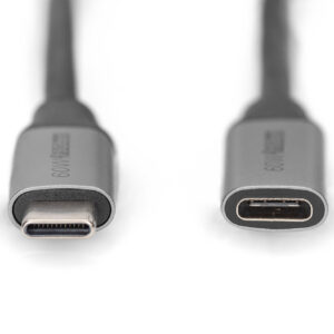 Digitus USB-C/M to USB-C/F Extension Cable 	DB-300230-010-S USB-C jack, USB C, plug,...