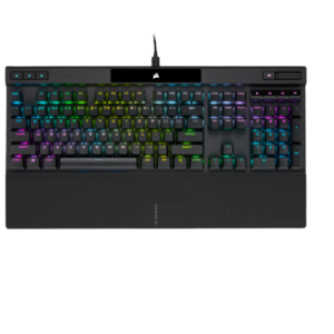 Corsair K70 PRO RGB Gaming keyboard, RGB LED light, NA, Wired, Black, Optical-Mechanical