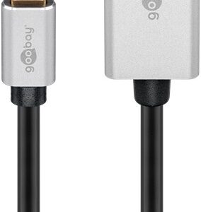 Goobay USB-C to DisplayPort Adapter Cable 	60176 2 m, Silver/Black, DisplayPort,...