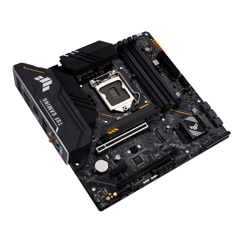 Asus TUF GAMING B560M-PLUS WIFI Processor family Intel, Processor socket LGA1200, DDR4 DIMM, Memory slots 4, Supported hard disk drive interfaces SATA, M.2, Number of SATA connectors 6, Chipset Intel B560, Micro ATX - Image 3