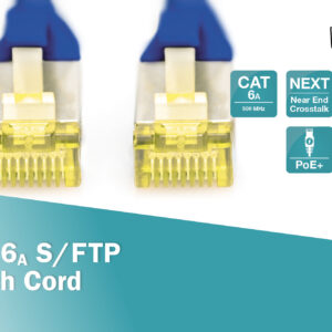 Digitus Patch Cord CAT 6A S-FTP, Cu, LSZH AWG 26/7, 1 m