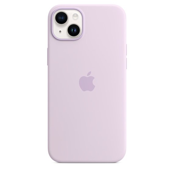 Apple 14 Plus Silicone Case with MagSafe Lilac - Image 4