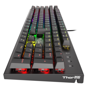 Genesis THOR 300 Gaming keyboard, RGB LED light, US, Black, Wired