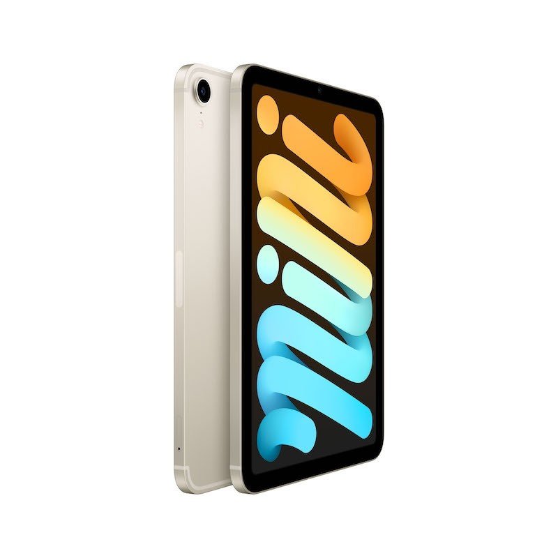 Apple iPad Mini 6th Gen 8.3 ", Starlight, Liquid Retina IPS LCD, A15 Bionic, 4 GB, 64 GB, Wi-Fi, 12 MP, 12 MP, Bluetooth, 5.0, iPadOS, 15, 1488 x 2266 pixels - Image 2