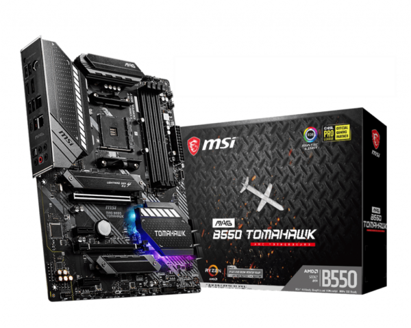 MSI MAG B550 TOMAHAWK Processor family AMD, Processor socket AM4, DDR4, Memory slots 4, Chipset AMD B, ATX