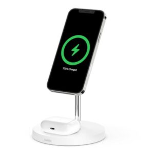 Belkin Pro MagSafe 2in1 Wireless Charging Stand + AC Power Adapter  BOOST CHARGE...