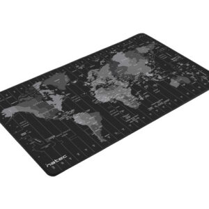 Natec Mouse Pad, Time Zone Map, Maxi, 800×400 mm