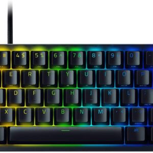 Razer Huntsman Mini, Gaming keyboard, RGB LED light, US, Black, Wired