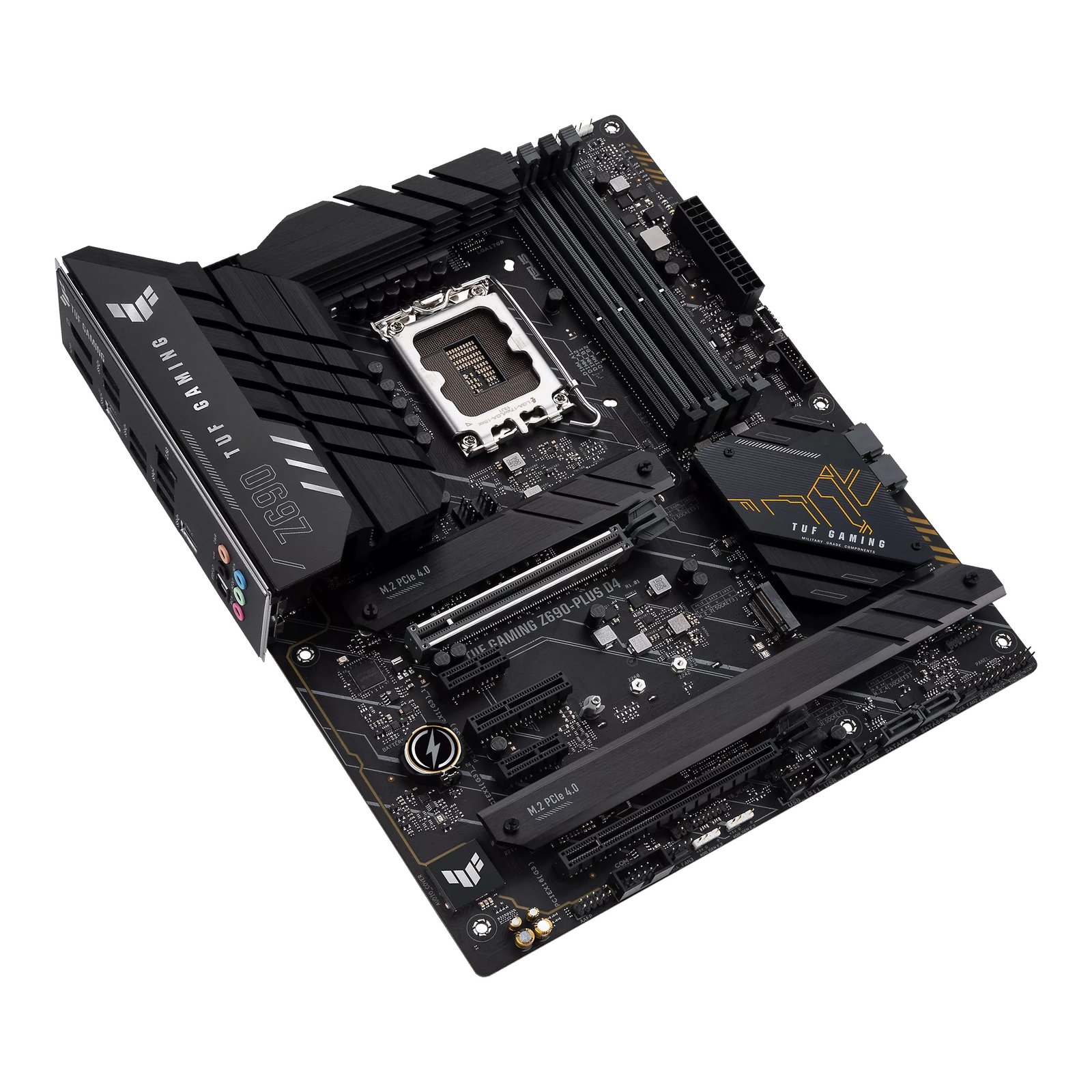 Asus TUF GAMING Z690-PLUS D4 Processor family Intel, Processor socket LGA 1700, DDR4 DIMM, Memory slots 4, Supported hard disk drive interfaces SATA, M.2, Number of SATA connectors 4, Chipset Intel Z690, ATX - Image 4
