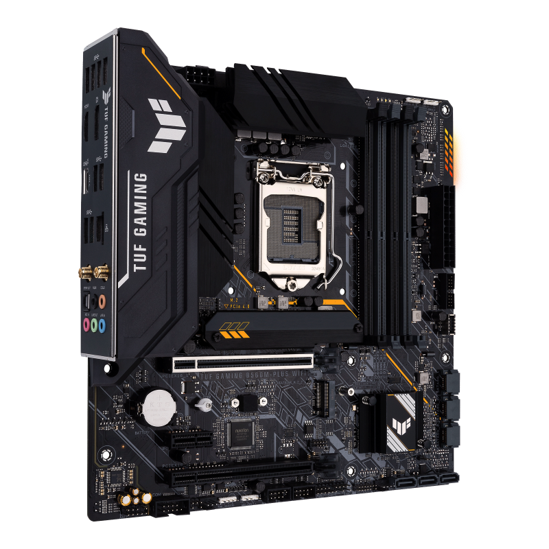 Asus TUF GAMING B560M-PLUS WIFI Processor family Intel, Processor socket LGA1200, DDR4 DIMM, Memory slots 4, Supported hard disk drive interfaces SATA, M.2, Number of SATA connectors 6, Chipset Intel B560, Micro ATX - Image 6