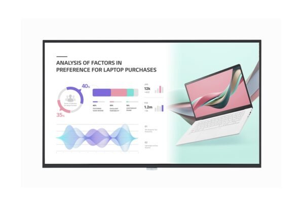 LG 43UH5J-H  43 ", Landscape/Portrait, 24/7, WebOS, 178 °, 8 ms, 178 °, 3840 x 2160 pixels, 500 cd/m²