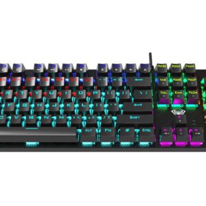 Aula Retribution Mechanical Gaming Keyboard, Wired, EN, BLUE switch, USB, Black