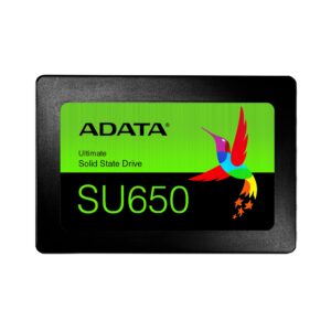ADATA Ultimate SU650 256 GB, SSD form factor 2.5″, SSD interface SATA 6Gb/s,...