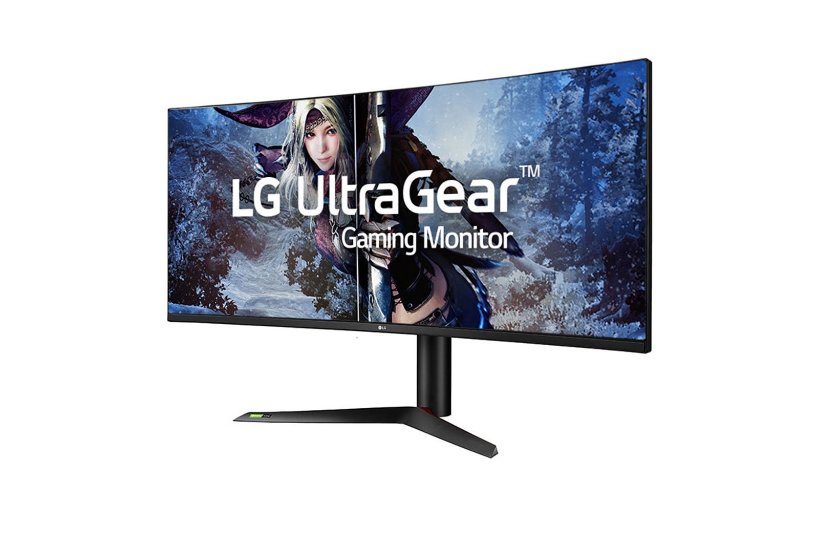 LG Curved Gaming Monitor 38GL950G-B 38 ", IPS, QHD, 21:9, Haze 25%, 3H, 1 ms, 450 cd/m², Black, 3840 x 1600 - Image 2