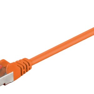 Goobay 95582 CAT 6 patch cable S/FTP (PiMF), orange, 1.5 m Goobay