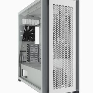 Corsair Tempered Glass PC Case 7000D AIRFLOW Side window, White, Full-Tower, Power...