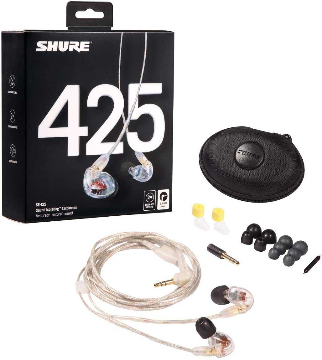 Shure SE425 Earphone, Clear - Image 2