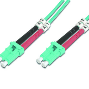 Digitus FO Patch Cord, Duplex, LC to LC MM OM3 50/125 µ, 2 m