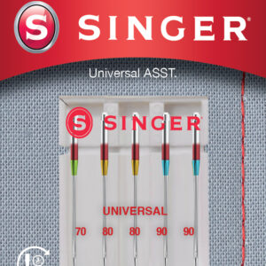 Singer Universal Needle ASST 5PK for Woven Fabrics