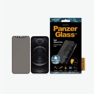 PanzerGlass For iPhone 12/12 Pro, Glass, Black, Privacy glass, 6.1 “
