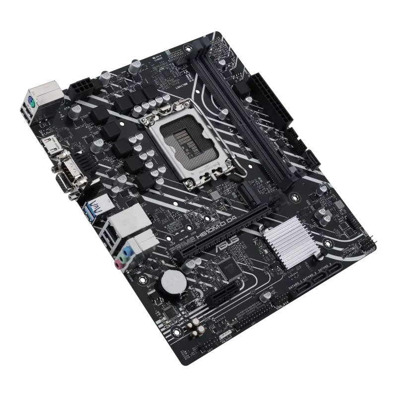 Asus PRIME H610M-D D4 Processor family Intel, Processor socket LGA1700, DDR4 DIMM, Memory slots 2, Supported hard disk drive interfaces SATA, M.2, Number of SATA connectors 4, Chipset Intel H610, mATX - Image 4